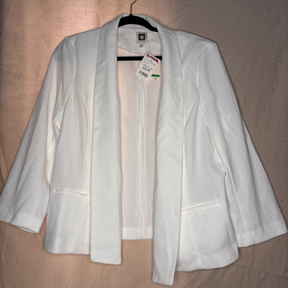 Anne Klein Classic White Blazer